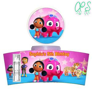 Deepa & Anoop Cotton Candy Label Template To Print At Home Instant Download