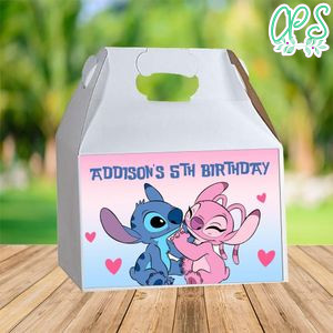 Stitch And Angel Gable Box Digital File Printable Instant Download