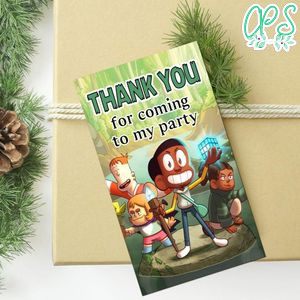 Craig Of The Creek Thank You Tag Customizable Template To Print At Home Instant Download