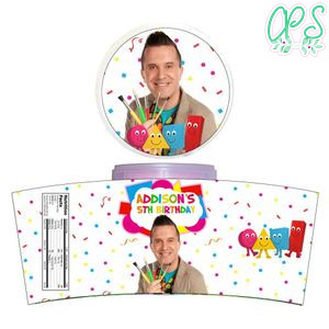 Mister Maker Cotton Candy Label Template To Print At Home Instant Download