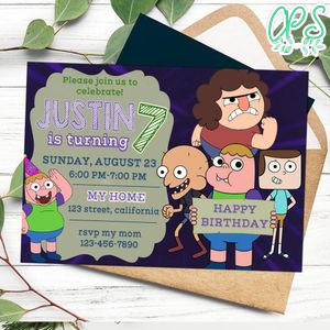 Clarence Invitation Customizable Template to Print at Home Instant Download