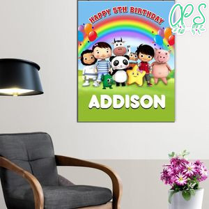 Little Baby Bum Birthday Poster Digital File Printable Instant Download
