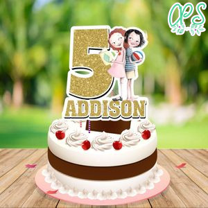 Ivy And Bean Cake Topper Template Printable Instant Download