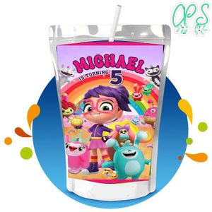 Abby Hatcher Capri Sun Birthday Labels Digital File Printable Instant Download