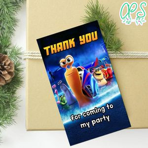 Turbo Racing Team Thank You Tag Customizable Template To Print At Home Instant Download