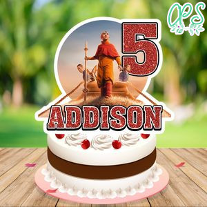 Last Airbender Cake Topper Template Printable Instant Download