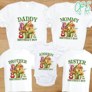 Robin hood Family Birthday T-Shirt