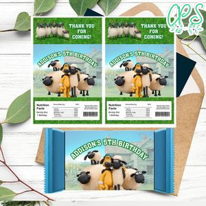Shaun the Sheep Rice Krispies Treats Template Printable Instant Download
