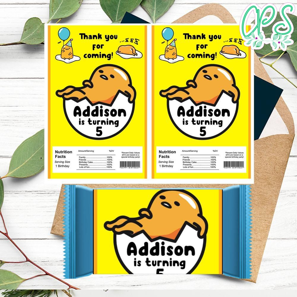 Gudetama Rice Krispies Treats Template Printable | CustomPartyShirts