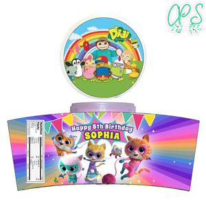 Super Kitties Cotton Candy Label Template To Print At Home Instant Download