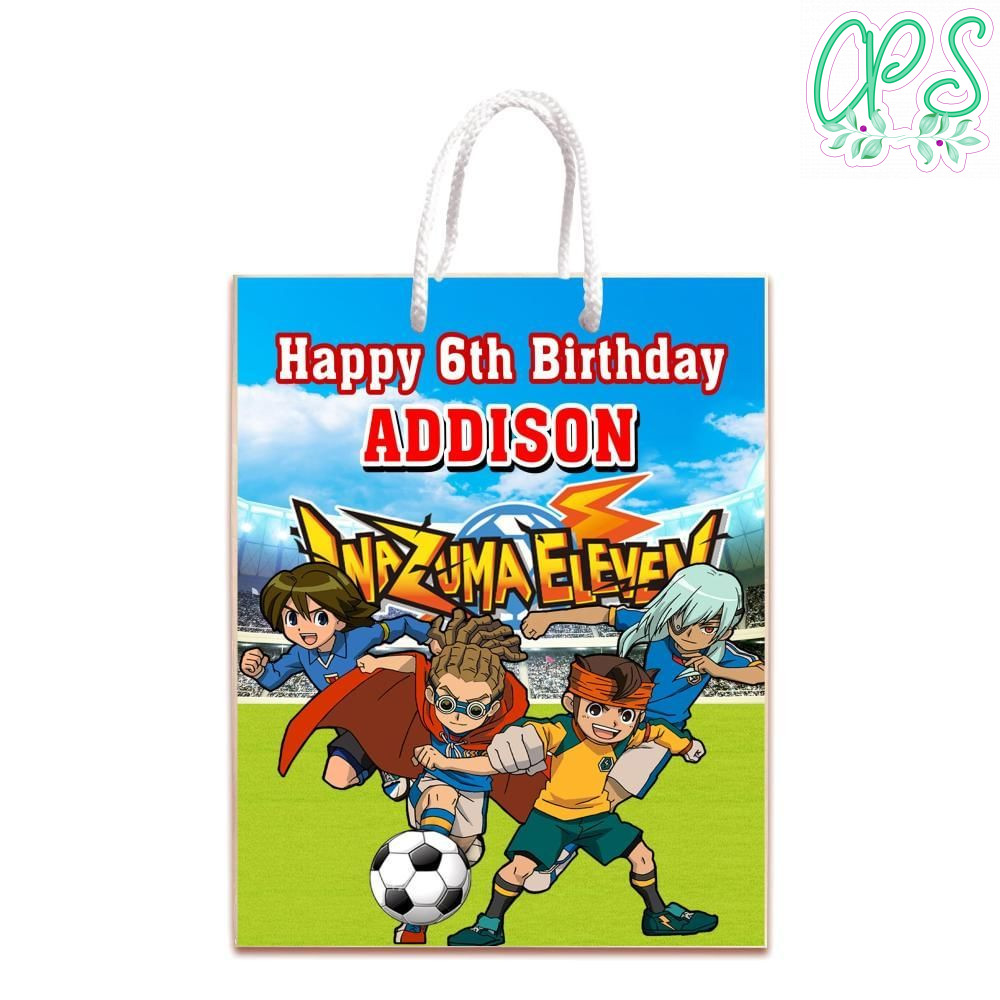 Inazuma Eleven Gift Bag Label Template Printable Instant Download