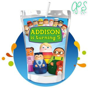 Higglytown heroes Capri Sun Birthday Labels Digital File Printable Instant Download
