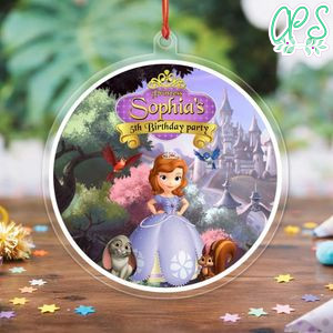 Princess Sofia Acrylic Ornament Birthday Gift