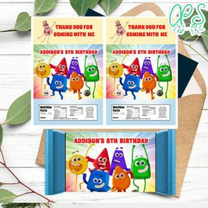 Colourblocks Rice Krispies Treats Printable Instant Download