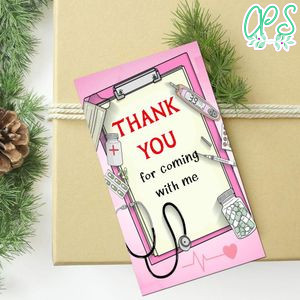 Nursing Thank You Tag Customizable Template To Print At Home Instant Download