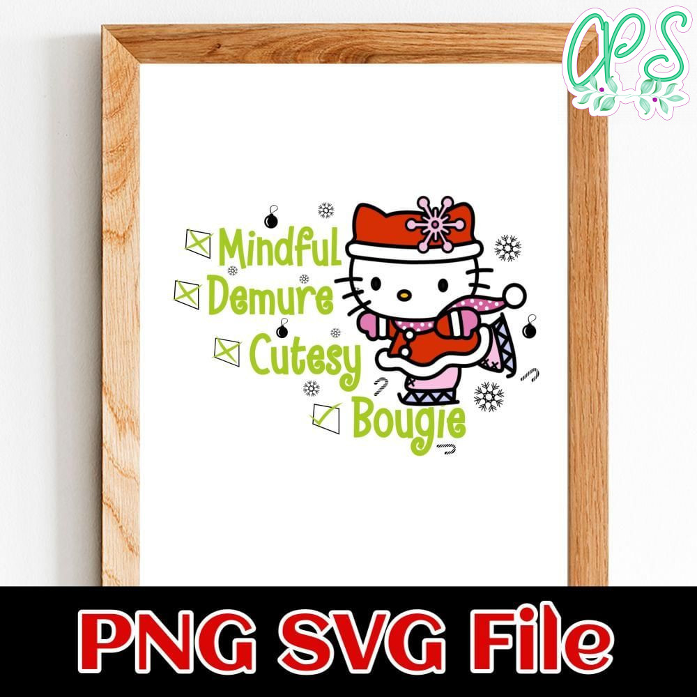 Hello Kitty Christmas Customer request PNG file template