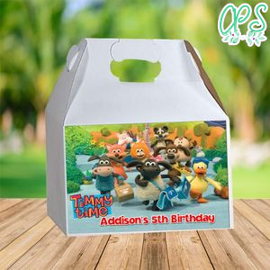 Timmy Time Gable Box Digital File Printable Instant Download