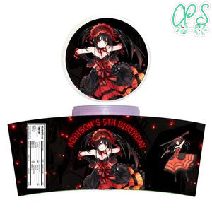 Kurumi Tokisaki Cotton Candy Label Template To Print At Home Instant Download