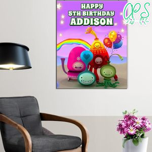 Buddi Cartoon Birthday Poster Digital File Printable Instant Download