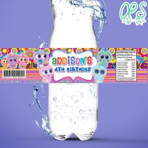 Ksimerito Birthday Water Bottle Label Template to Print at Home Instant Download