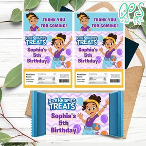 Meekah Rice Krispies Treats Template Printable Instant Download