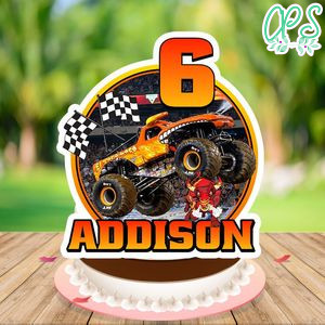 El Toro loco Birthday Cake Topper Template Printable Instant Download