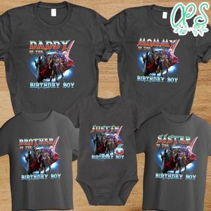 Thor love and thunder Family Birthday Vacation PNG file template