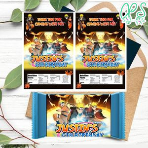 Naruto Shippuden Rice Krispies Treats Template Printable Instant Download