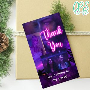 Euphoria Thank You Tag Customizable Template To Print At Home Instant Download