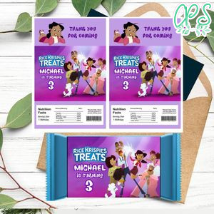 The proud family Rice Krispies Treats Template Printable Instant Download