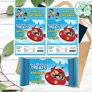 Little Einstein Rice Krispies Treats Template Printable Instant Download