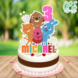 Sago Mini Birthday Cake Topper Template Printable Instant Download