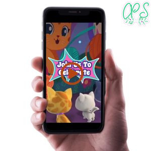 Super Kitties Birthday Video Invitation Digital Template Customizable Instant Download