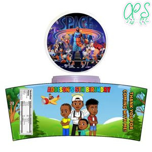 Space Jam 2 Cotton Candy Label Template To Print At Home Instant Download