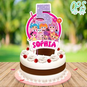 Lalaloopsy Cake Topper Template Printable Instant Download