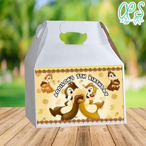 Chip And Dale Gable Box Digital File Printable Instant Download