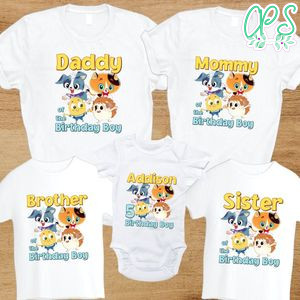 Rhyme time town Family Birthday PNG file template