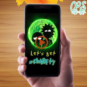 Rick and Morty Birthday Video Invitation Digital Template Customizable Instant Download