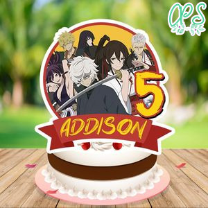 Hell's paradise Cake Topper Template Printable Instant Download