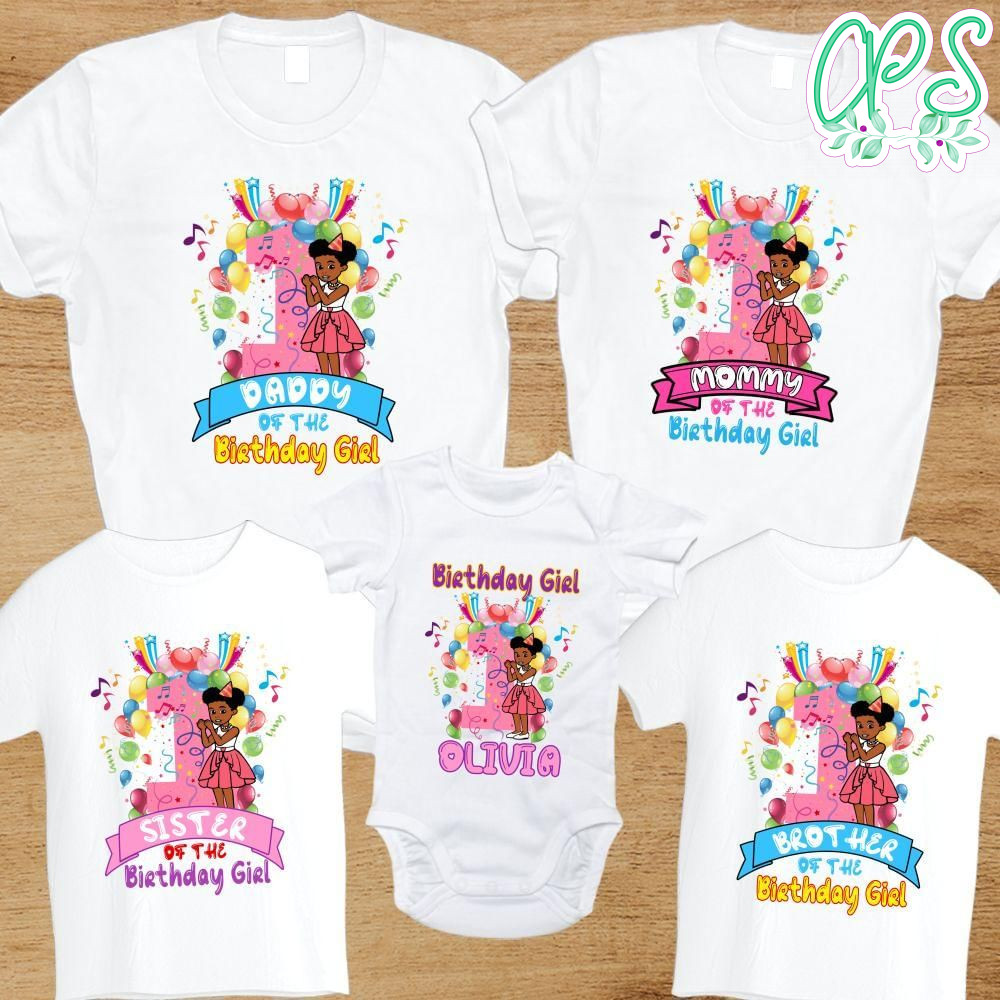 Gracie's Corner 1st Birthday Family Party T-Shirt