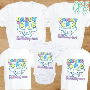 Cinnamoroll Family Birthday Vacation T-Shirt