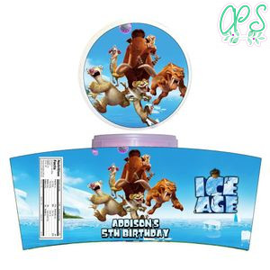 Ice Age Cotton Candy Label Template To Print At Home Instant Download