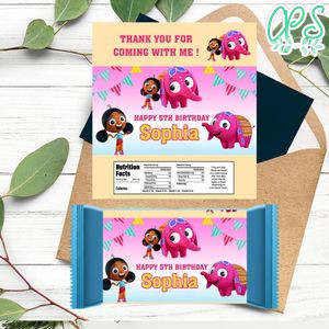 Deepa & Anoop Candy Bar Label Customizable Template Instant Download