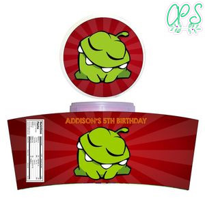 Om Nom Cotton Candy Label Template To Print At Home Instant Download