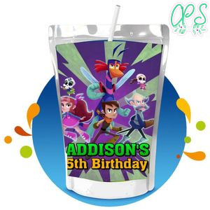Legend Quest Capri Sun Birthday Labels Digital File Printable Instant Download