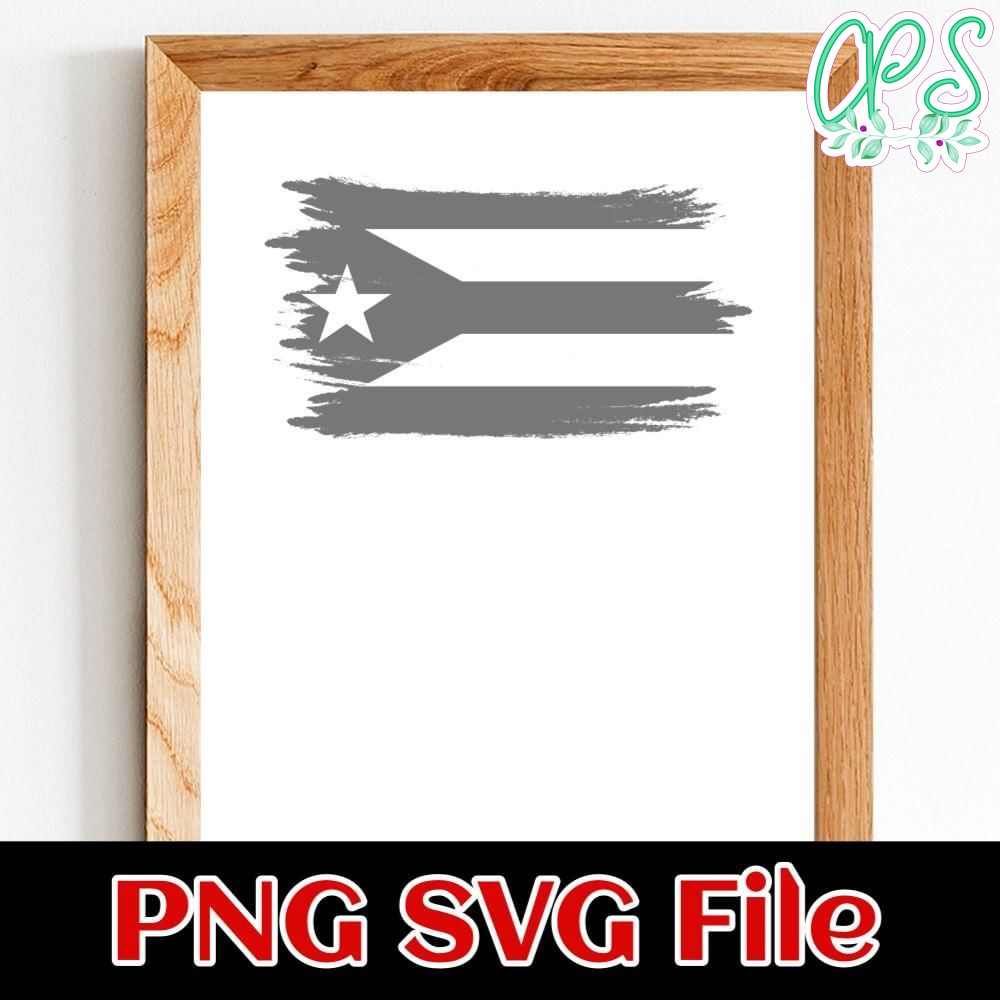Flag of Puerto Rico Customer request PNG file template