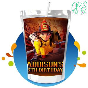 Fireheart Capri Sun Birthday Labels Digital File Printable Instant Download