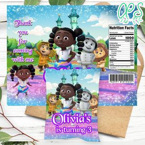 Dee and friends Birthday Party Chip Bag Digital File Printable Instant Download