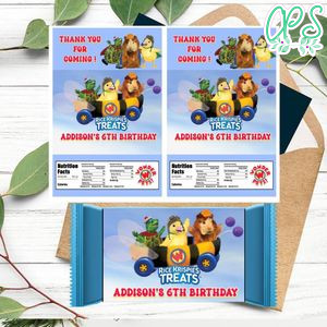 Wonder Pets Rice Krispies Treats Template Printable Instant Download