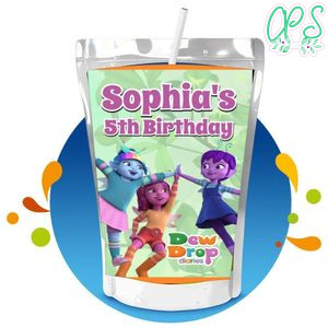 Dew Drop Diaries Capri Sun Birthday Labels Digital File Printable Instant Download